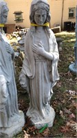 Virgin Mary , 48" tall concrete