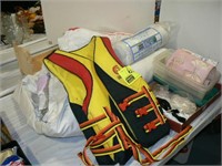 PILLOW FORMS, FIBERFILL, LIFE VEST, INFLATEABLE