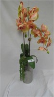 LARGE PINK AND YELLOW ORCHID ARRANGEMENT IN