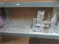SELECTION OF STEMWARE, DECANTERS AND MORE