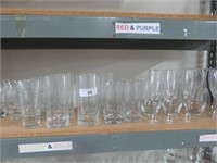 SELECTION OF STEMWARE AND GLASSES