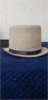 Black and grey top hats