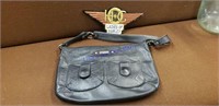 Harley davidson purse and patch