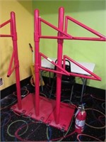Three Red Height Stands and Misc.