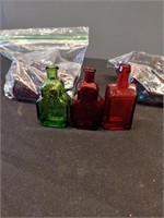 2 bags of decorative bottles