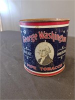 George Washington pipe tobacco tin