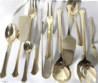 Gold Tone Stainless Silverware
