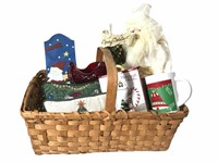 Christmas Basket and Blanket