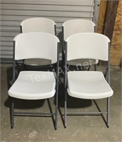 (4) LIFETIME Commercial Grade Folding Chairs