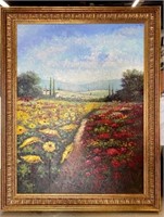 LARGE Painting - O/C Gold Frame 56" x 44"