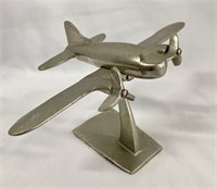 Metal Airplane Desk Top Model