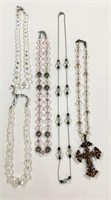 Assorted Costume Jewelry- 5 Necklaces