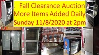 Fall Clearance Auction More Items Added Daily!