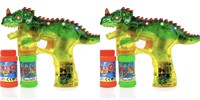 Two new Dinosaur Bubble Gun Shooter with LED