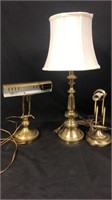 Selection of Brass Lamps