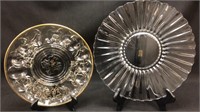 Pair of Glass Platters