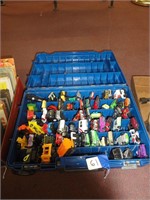 Toy Cars (assorted brands) with Rolling Carrier