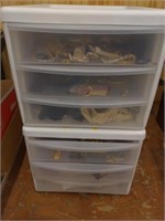 Misc. Stackable Drawers of Costume Jewelry