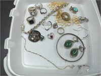 18 Pcs. Sterling Jewelry