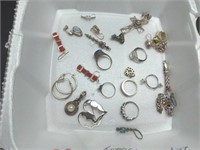 22 Pcs. Sterling Jewelry