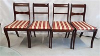 4 VINTAGE DINING CHAIRS