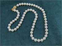 Strand of Mikimoto Pearls