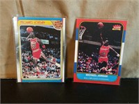 (2) REPRINT Michael Jordan Fleer Basketball Cards