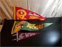 (3) Sports Pennants