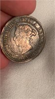 1876 H Canada One Cent