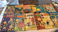 (14) Early Comic Books Many Richie Rich Comics