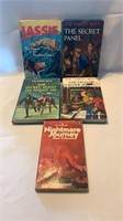 (5) Antique Books Hardy Boys & Dean Koontz