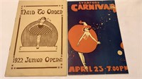 (2) Stanford University 1920s Programs