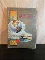 Antique 1899 20th Century Atlas & World Book