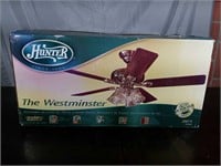 New Hunter The Westminister Ceiling Fan W/ Light