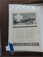Assorted Vintage Airplane Items