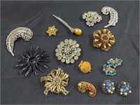 13 Pcs. Rhinestone Jewelry