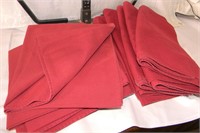 Burgundy Napkins/Table Cloths