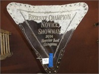 Reserve Champion Novice Showman Stool