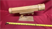 Handcrafted wooded kaleidoscope with base A