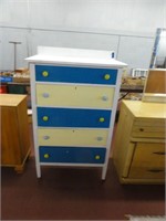 5 Drawer Painted Dresser (30.5" x 51.5" x 17.5")