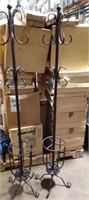 Ornate Metal Coat Rack / Umbrella Stand