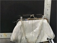 La Regale Silver Cocktail Clutch