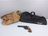 Crossman Air Pistol, Duffle Bag & Garment Bag