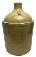 2 Gallon Stoneware Crock Single Handle Jug