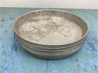12" Round Aluminium Serving Trays - Perfect For