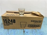 Dozen Libbey Gibraltar 4.5oz Rock Glasses - New