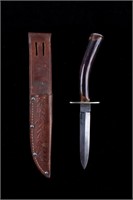 19th Century Standard Cutlery Co Stag Horn Dagger