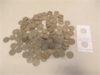 Lot of 125 Buffalo Nickels From A Large Estate