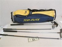 Vintage Top Flite Golf Bag w/ Top-Flite Putter