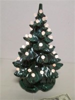 Ceramic Christmas Tree - Lights Up - As Shown
